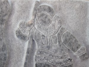 David Bernett Eskimo art - close-up