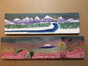 Mountain paintings